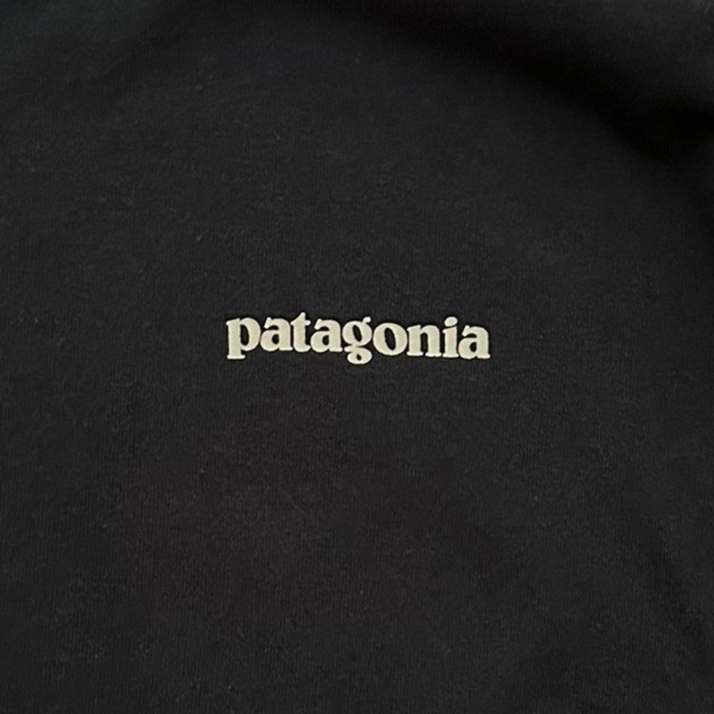 Patagonia Responsibili-Tee Mens M Blue Long Sleeve P-6 Logo Outdoors Gorpcore - Picture 3 of 11